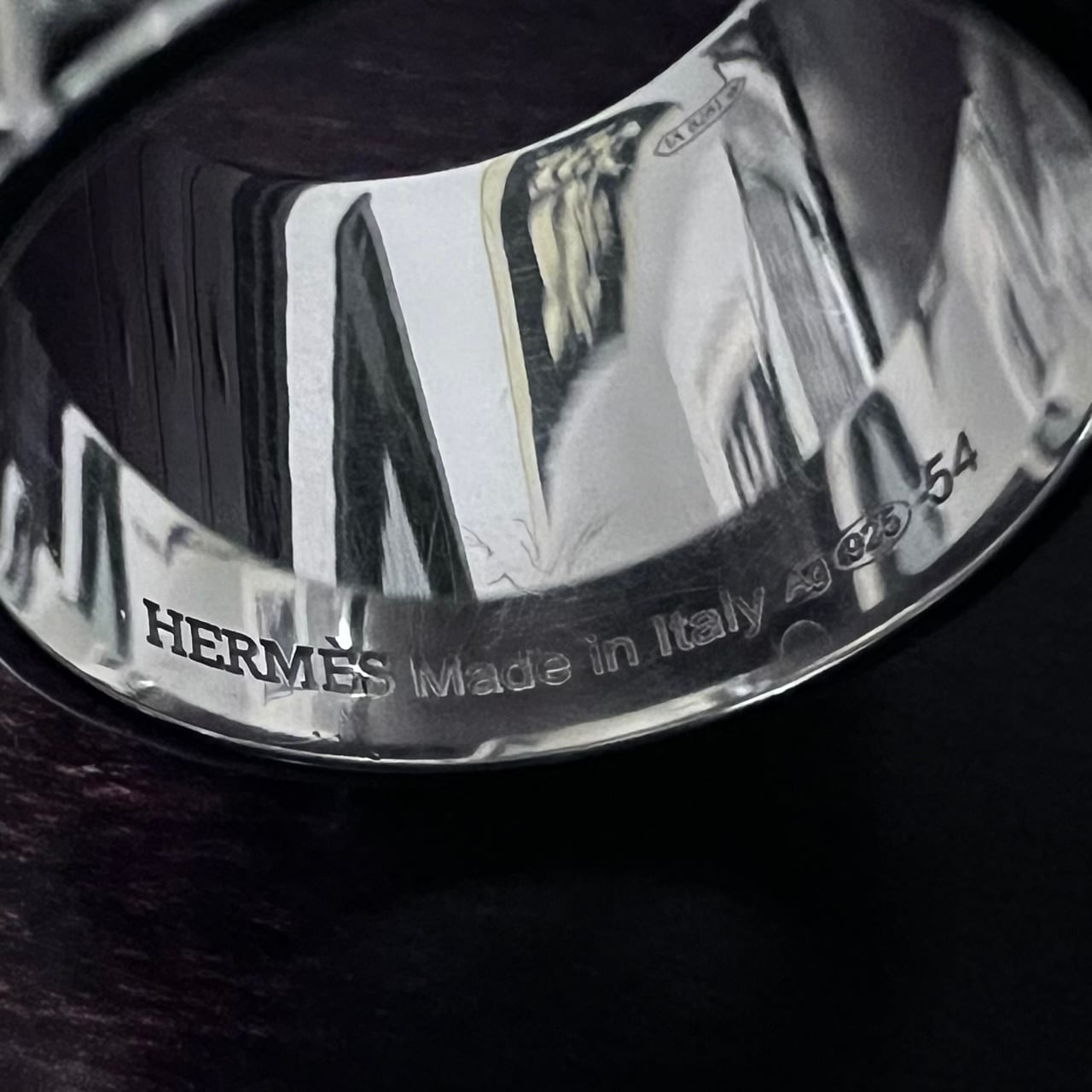 HERMES Espionne Ring GM Sterling Silver 54 | エルメス エスピオンヌ