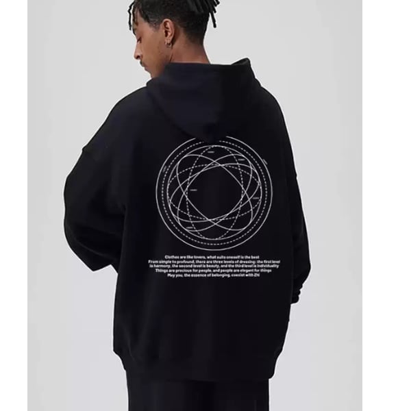 Back print design hoodie P157