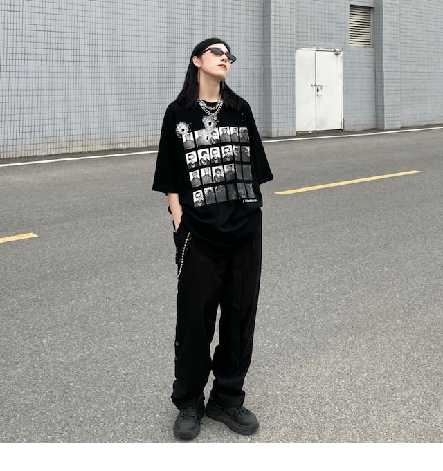 送無 ヨーロッパとアメリカのハイストリートホール半袖tシャツ女性インハーフスリーブ特大オリジナルトレンディブランドヒップホップ揚げストリートトップタイド ヨーロピアン Ha 3tb Harajuku