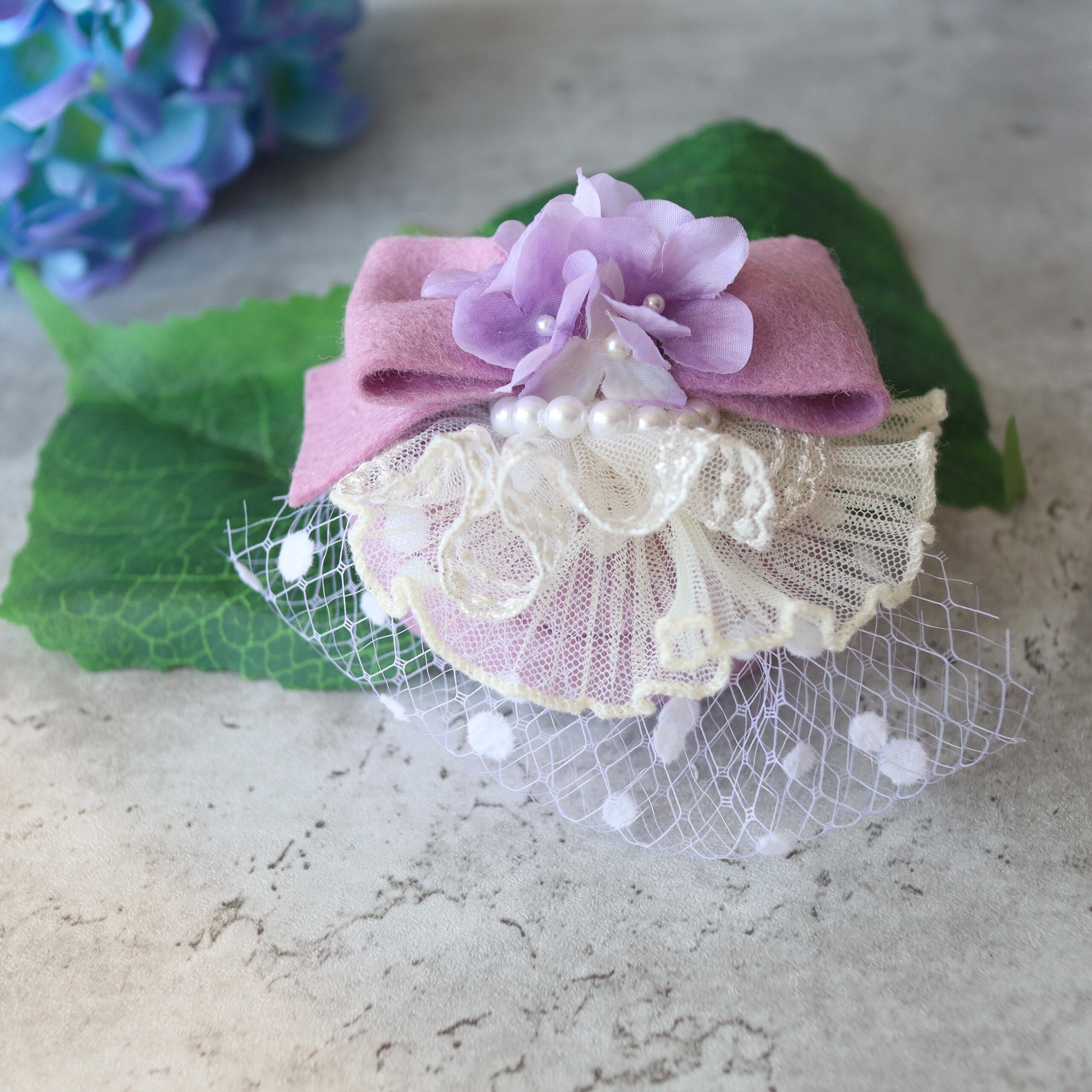 新色》ロイヤルトーク帽 /花ぽわんシリーズ | misacrown