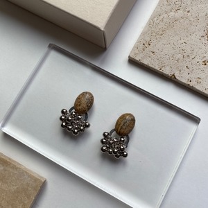 oval tsubu pierce / earring(170