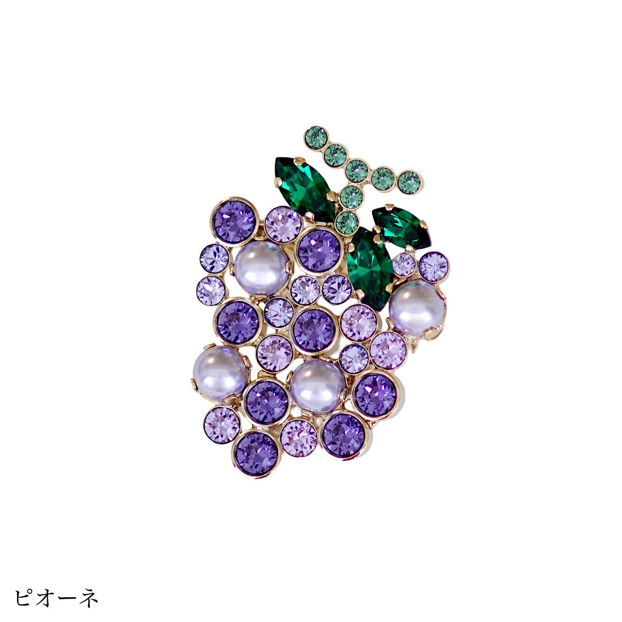 ぶどうブローチ | MAKI NUMOTO (マキ ヌモト) ｜コスチューム