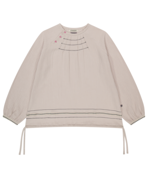 [COYSEIO] COYSEIO X BLYTHE ZIGZAG PINTUCK BLOUSE BEIGE 正規品 韓国ブランド 韓国通販 韓国代行 韓国ファッション コイセイオ 日本 店舗