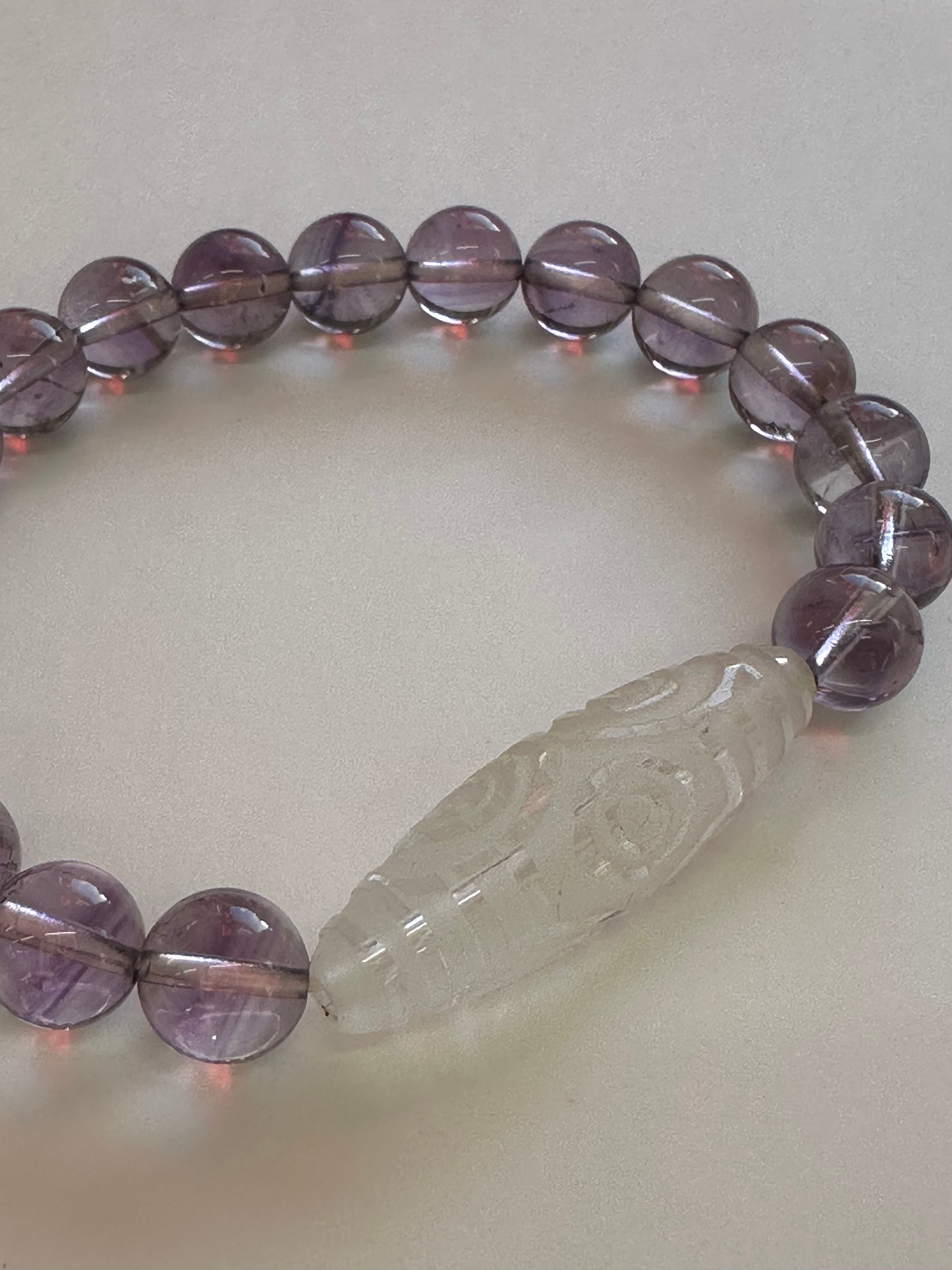 龍眼天珠のお守りブレスレット♡ | ヒマラヤンストーンの店 ひまわり