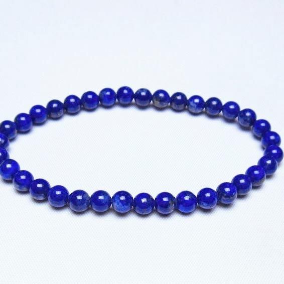 ラピスラズリ ブレスレット 5mm 一点物 メール便可 [M便 1/10] 111-48443