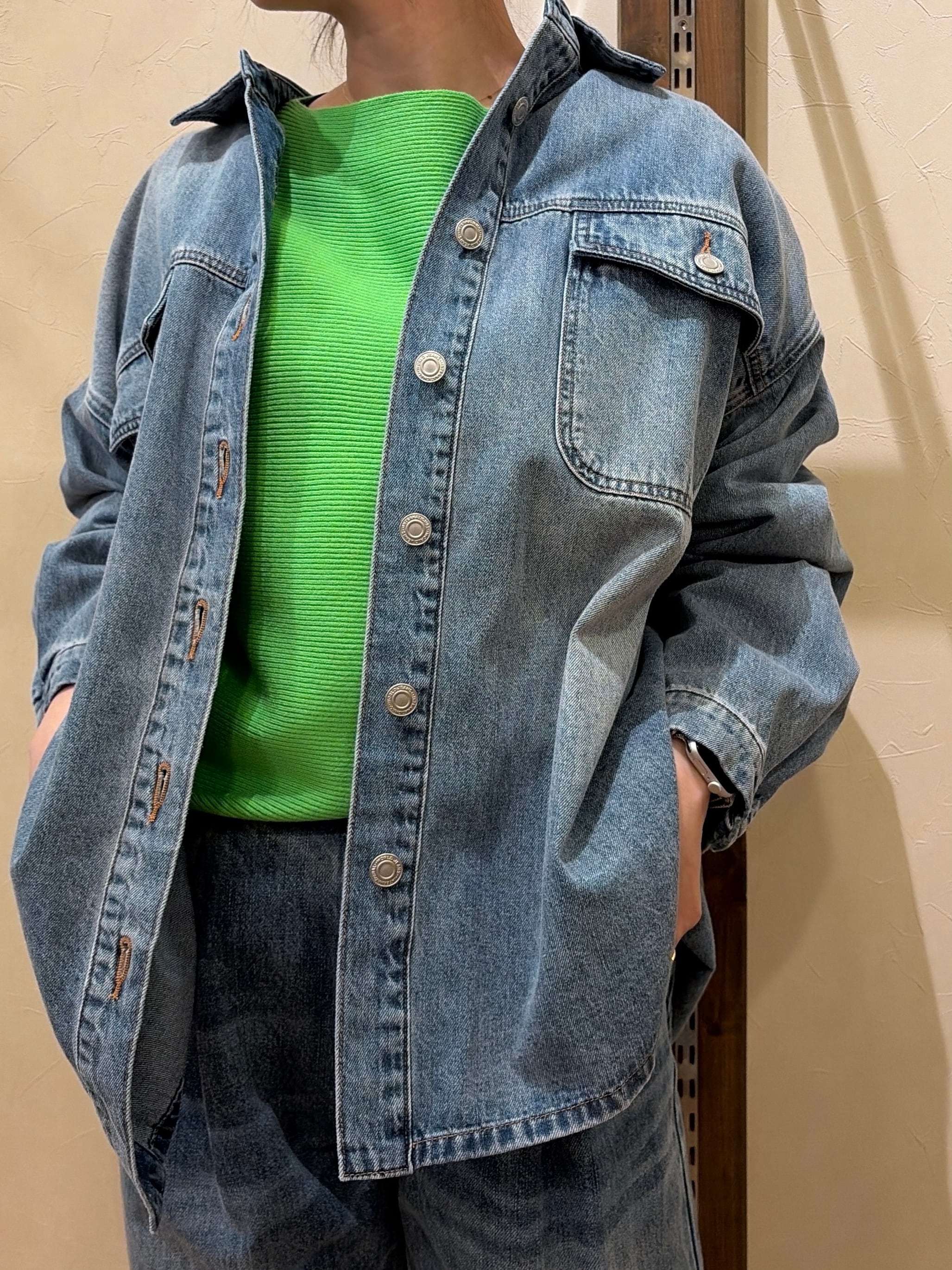 2026SS cafune デニムシャツジャケット 615933 | moupeeladies