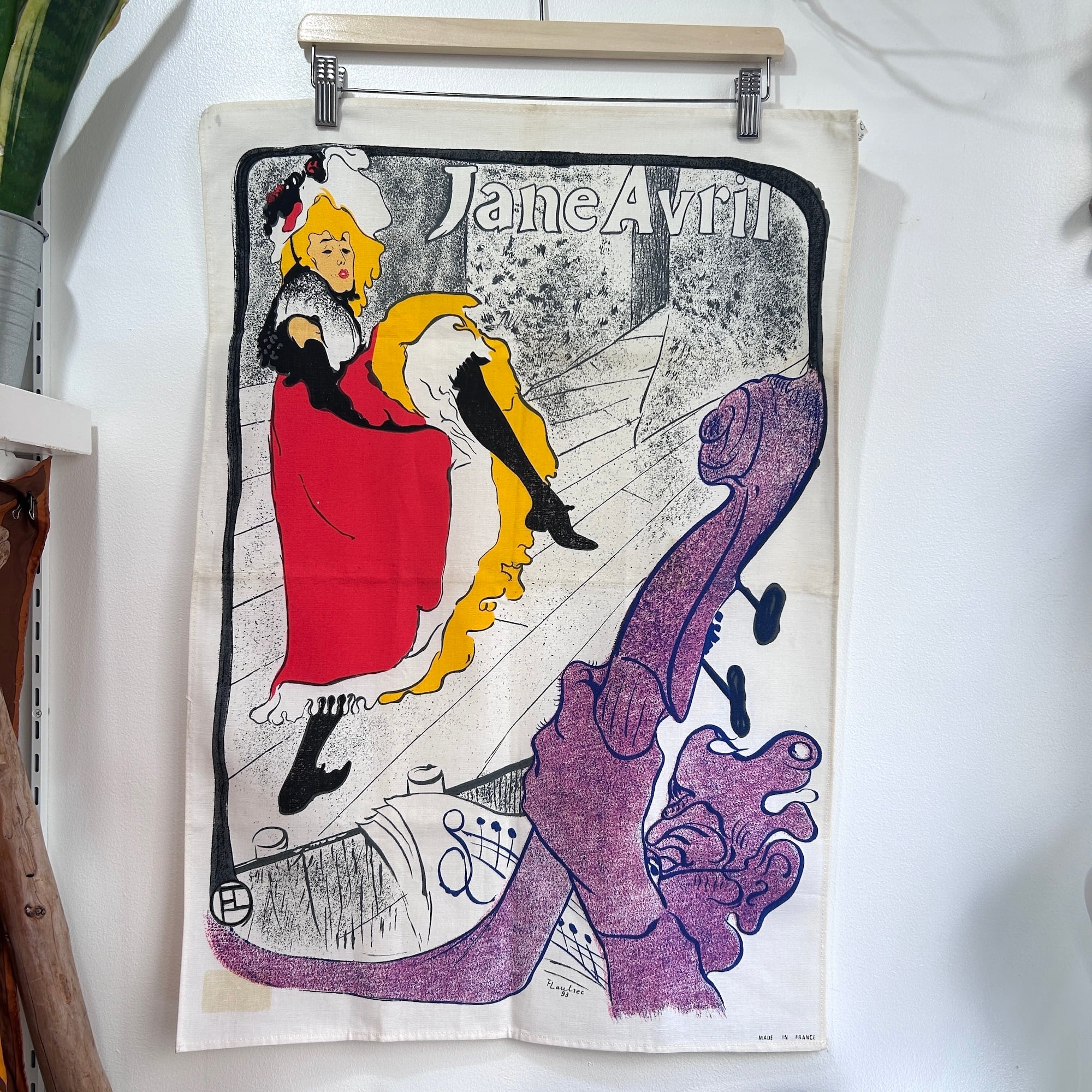 仏vintage ロートレック「Jane Avril」タペストリーポスター | Milo