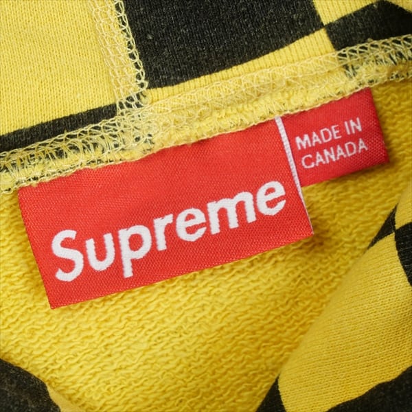 【美品】シュプリーム 起毛 チェック柄 セーター イエロー Size【M】 SUPREME シュプリーム 13SS Checkered Pullover