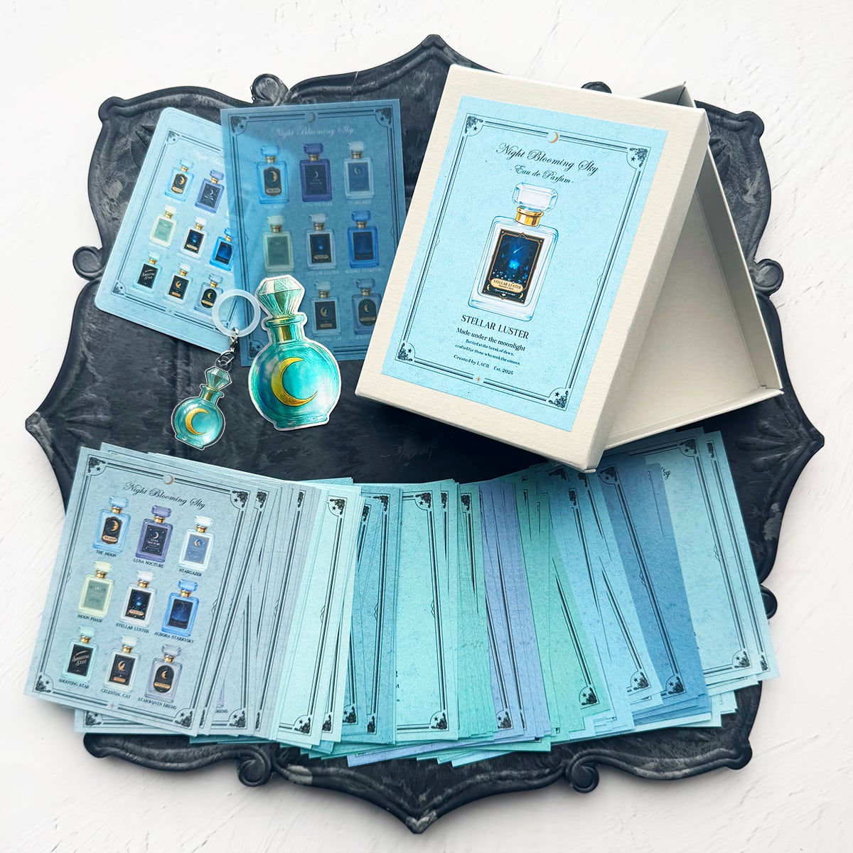 星空香水瓶 限定ステーショナリーセット(箱なし)