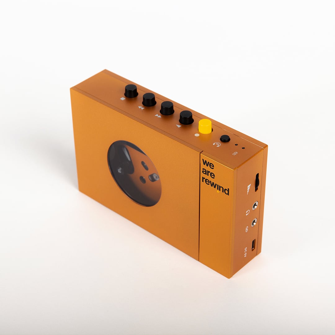 WE ARE REWIND Cassette Player Orange - SERGE