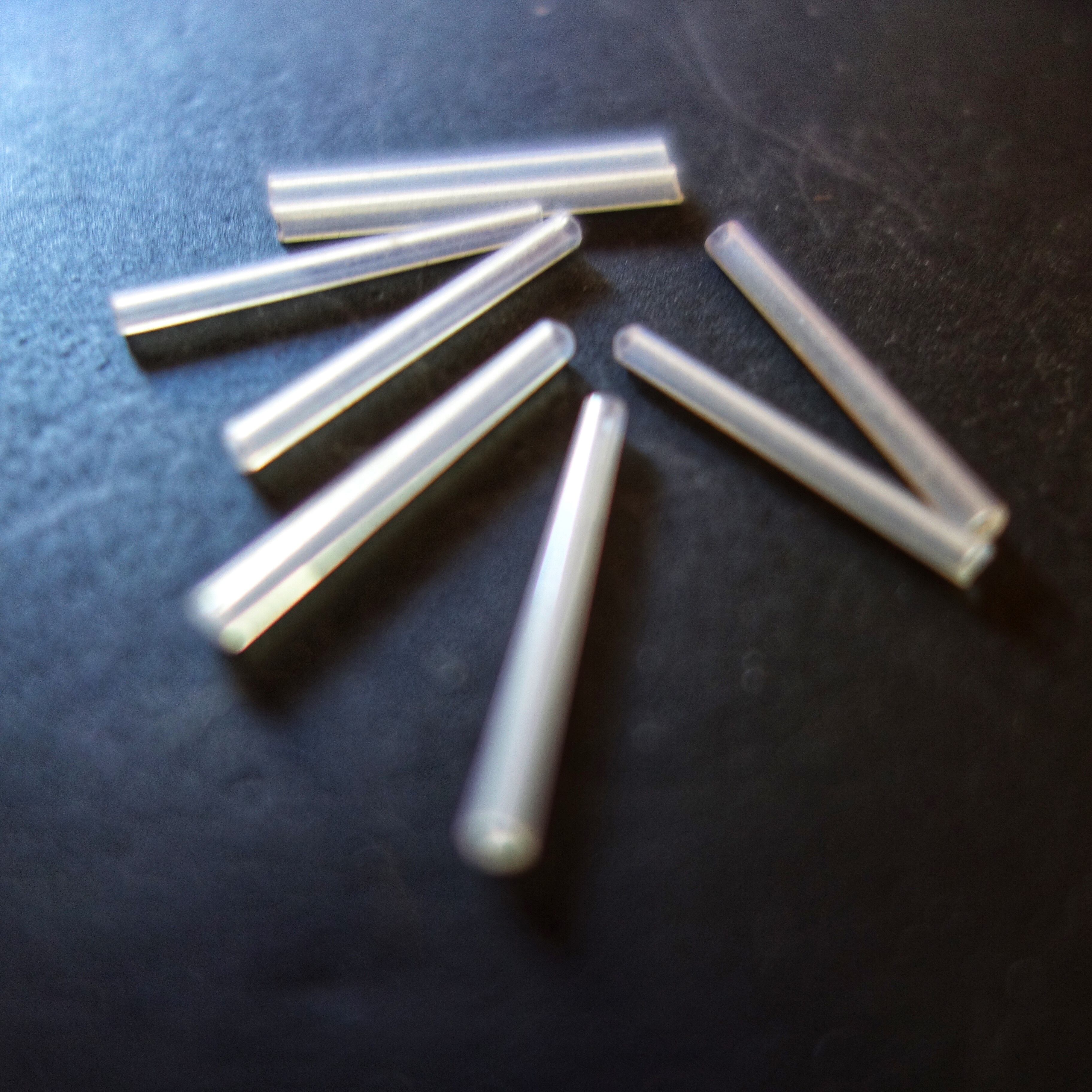 10本セット 竹ビーズ ムラーノガラス シルバー 1950年代 | チェコ