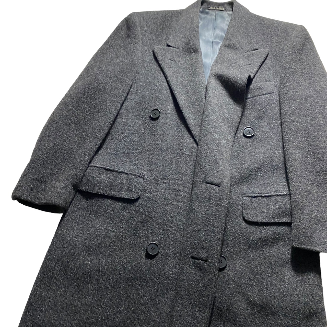 vintage GIORGIO ARMANI × Saks Fifth Avenue shaggy long coat