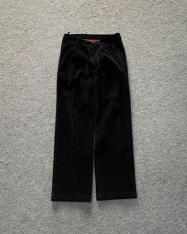 【PRADA SPORT】corduroy straight trousers