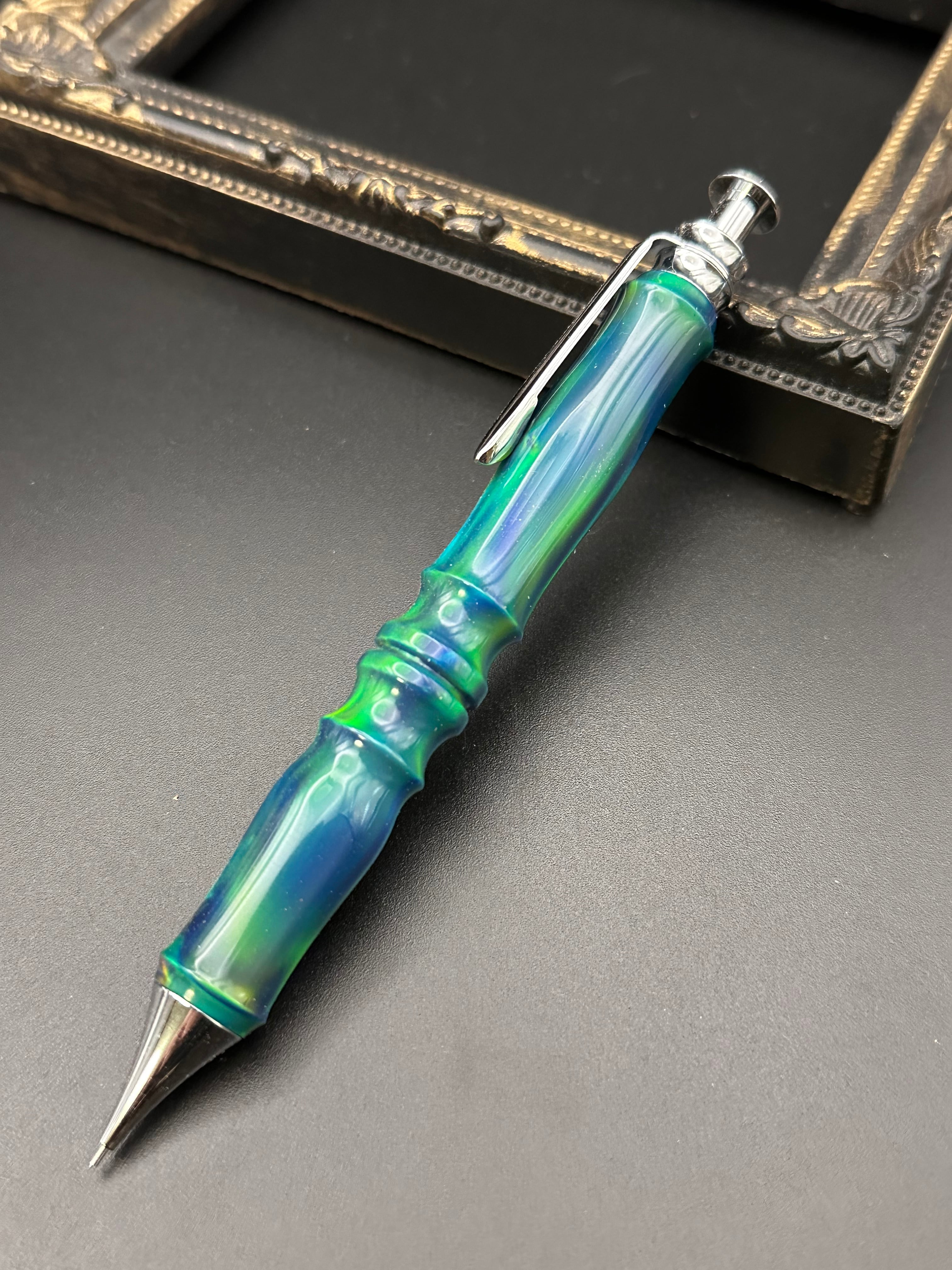 Flamberg　サンピューラ　シャープペン　ハイブリッドオパール　オーロラ ハイブリッドオパールオーロラ/オリジナル金具シャープペンシル | Flamberg