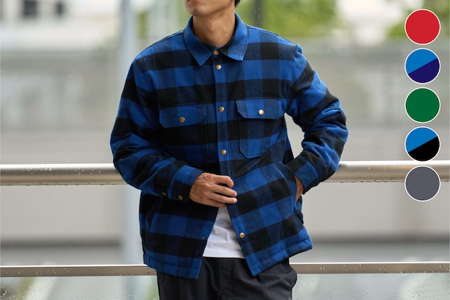 着るだけで“考えずに決まる”休日スタイル「中綿バッファローチェックJKT」（全5色）