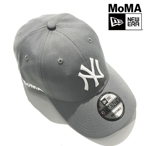 【ニューヨーク MoMA！】MoMA Design NY Yankees　ヤンキース ニューエラ MoMA限定キャップ Storm Grey【moma001-grey】