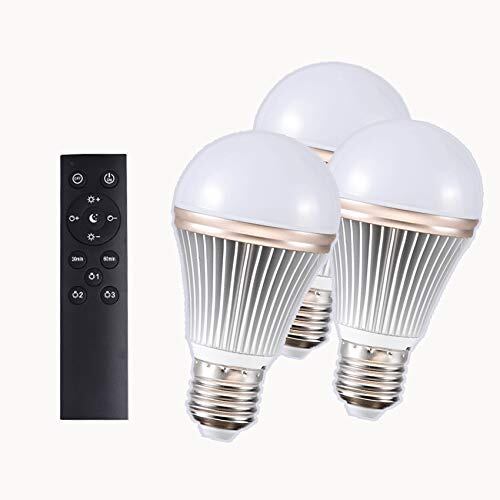 LED電球 E26口金 12W リモコン付き ledライト 電球100W相当 電球色 昼光色 調光調色 タイマー付き 常夜灯 明るさメモリ機能 (リモコン+電球3個)
