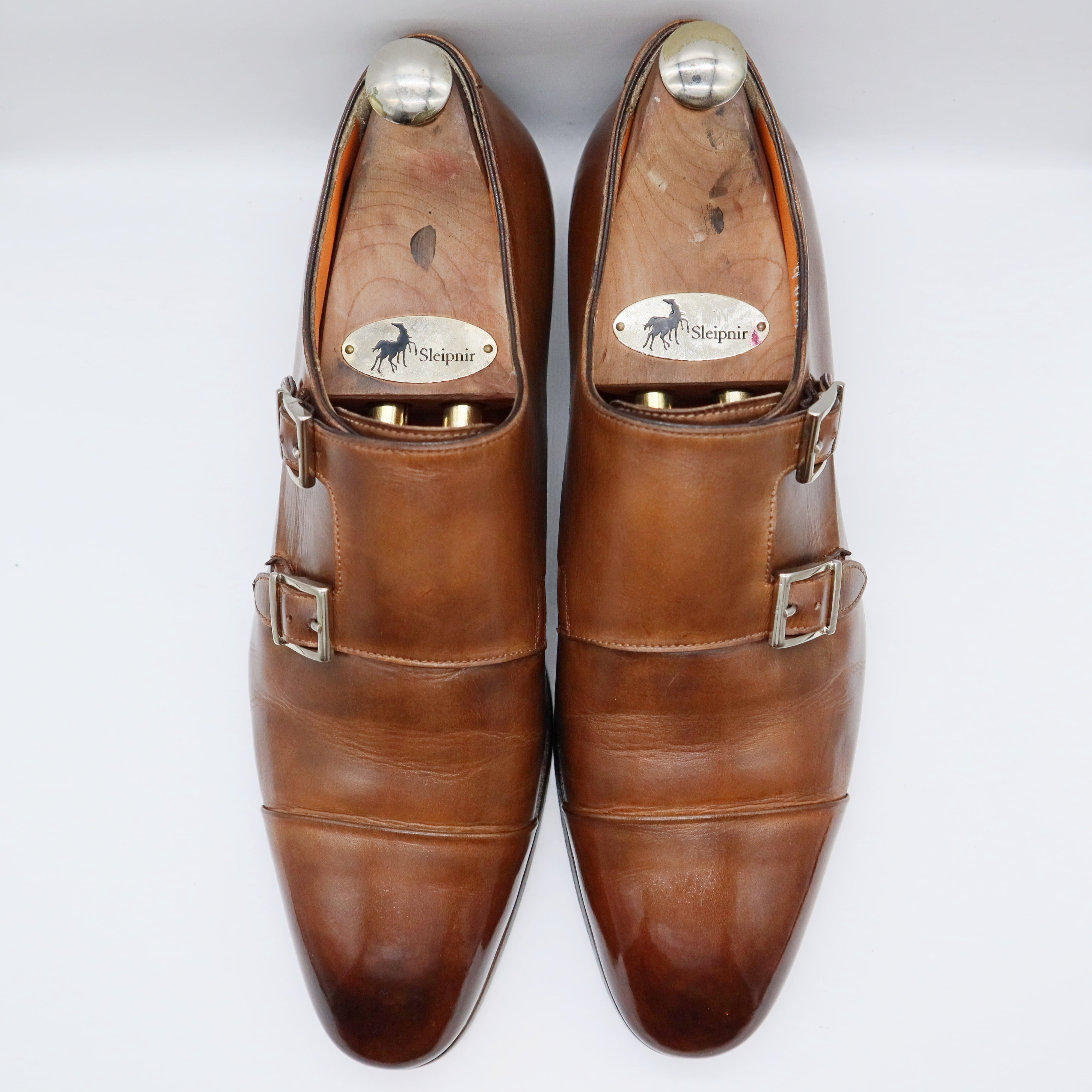 サントーニ / Santoni / ダブルモンクストラップ / 中古革靴 / 6 ...