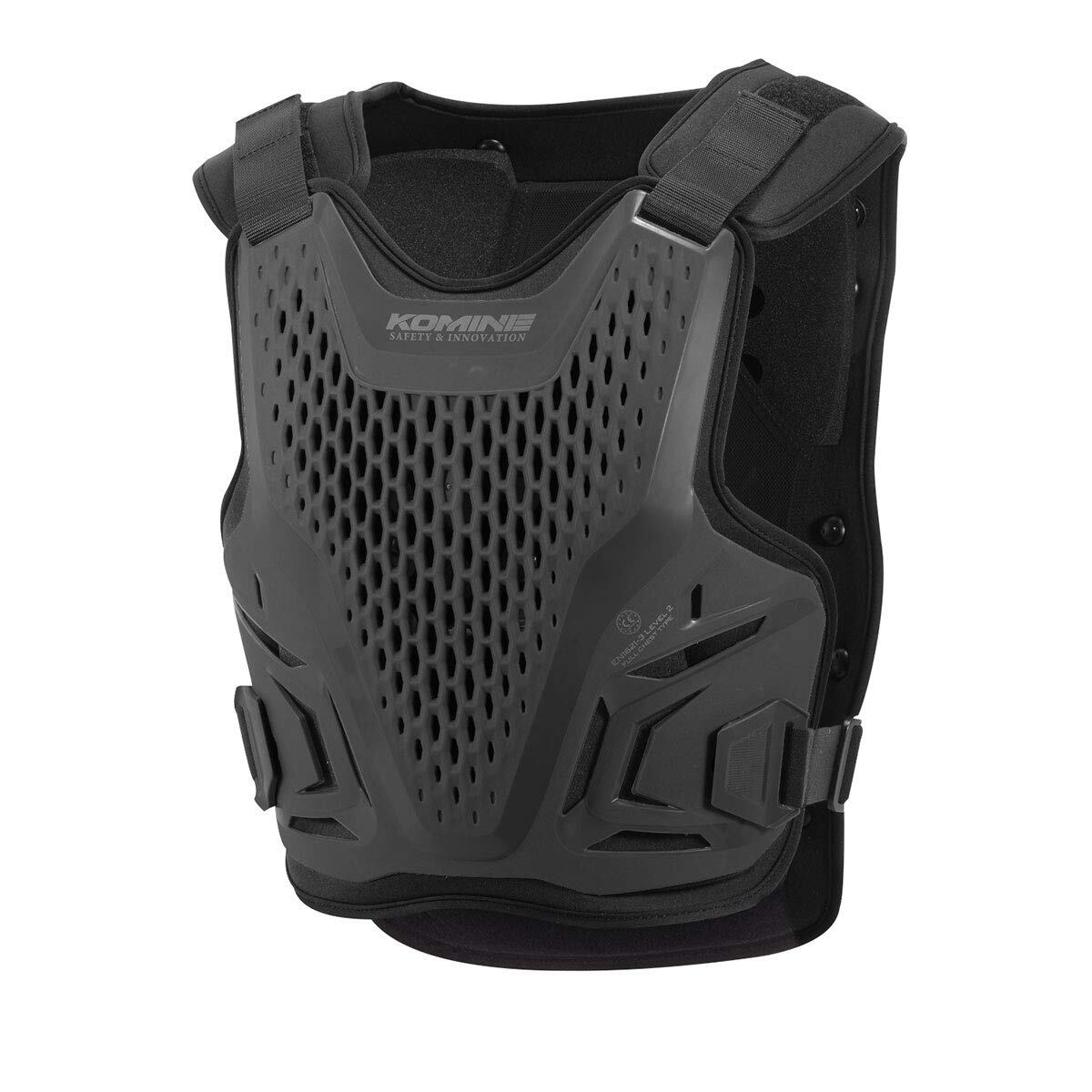 【新着特価】コミネ(KOMINE) バイク用 プロテクター エアスルーCEレベル2ボディアーマーフィット ブラック Free SK-828 12998 プロテクター CE規格レベル2