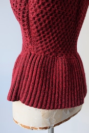 Romanian azuki honey comb vest