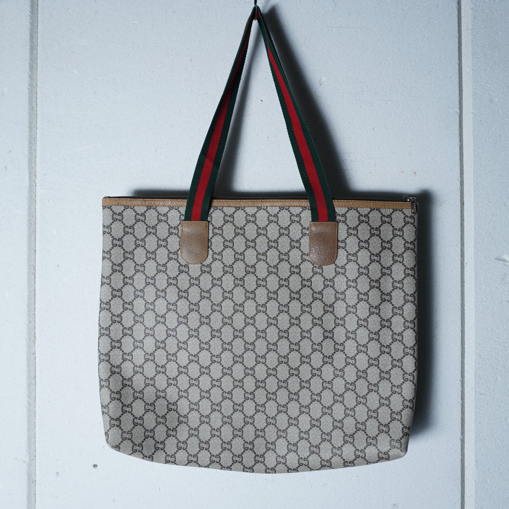 GUCCI】グッチ ”GGロゴ総柄”シェリーラインフロントポケットレザー