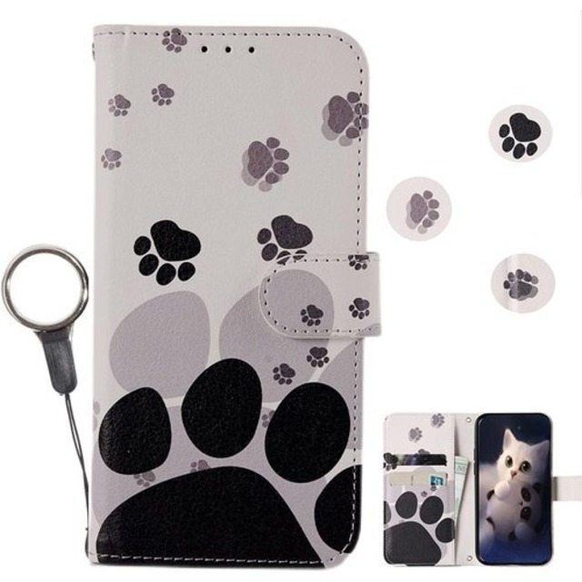 Pixel 9 / Pixel 9pro ケース手帳型 ピクセル 9 ケース Google Pixel 9手帳型 かわいい 猫 ストラップ付き おしゃれ かわいい Google Pixel9スマホケース Pixel 9pro手帳型 携帯カバー カード収納 財布型 人気 TPUスタンド機能 かっこいい Google Pixel 9/ Pixel 9pro ホワイト 2858