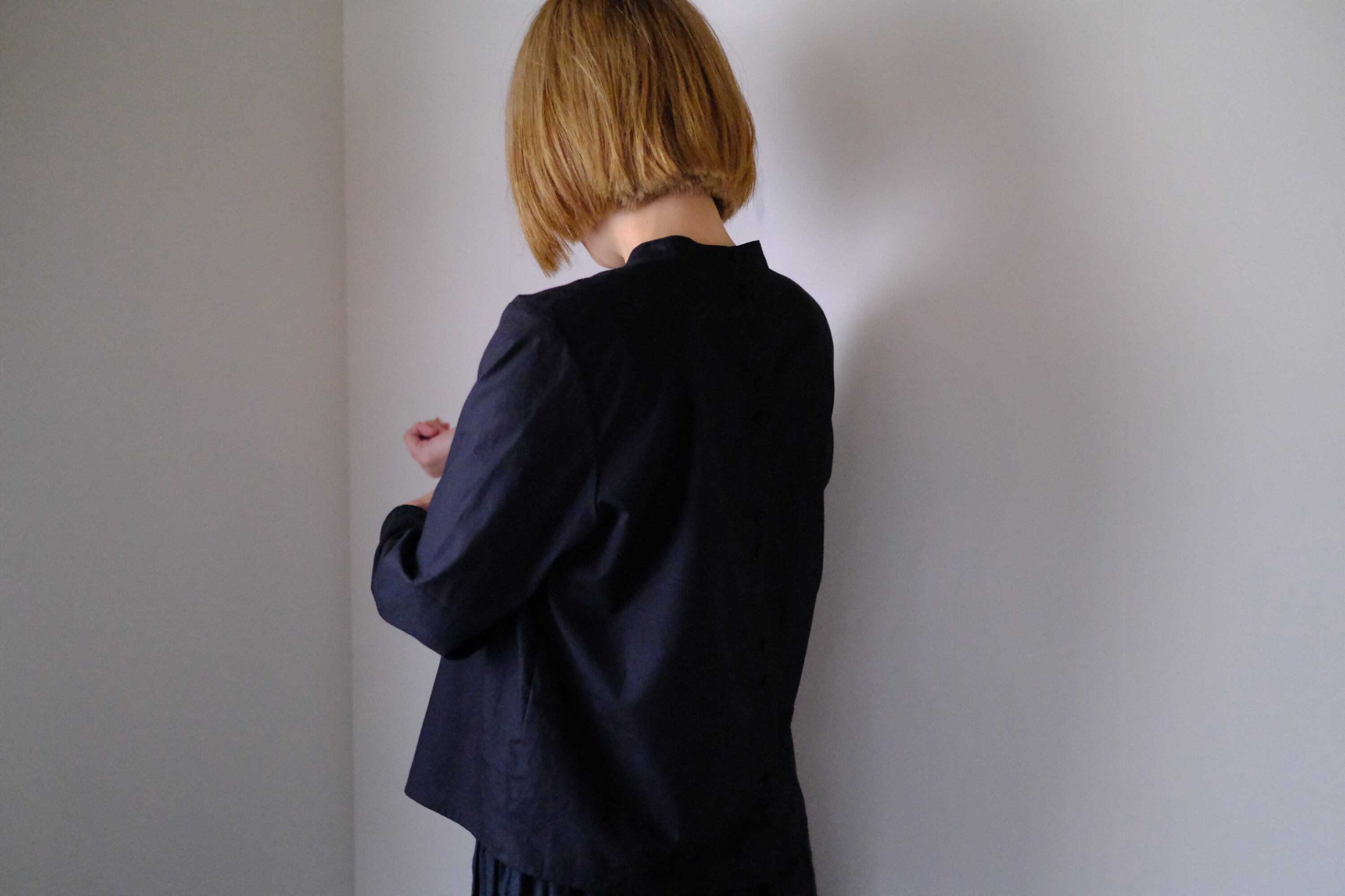 バックボタンブラウス CL-166