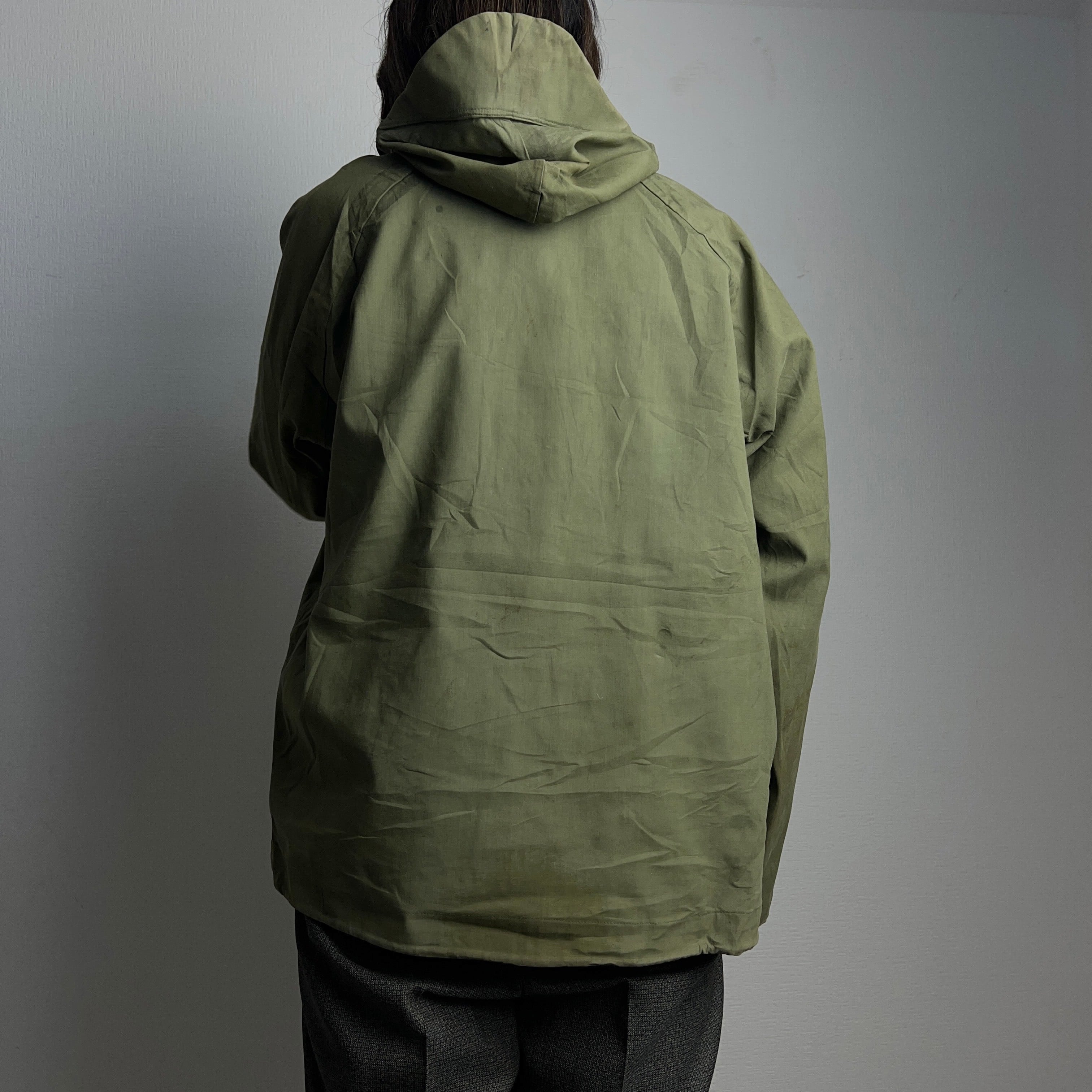 1940's U.S.NAVY N-2 DECK RAIN PARKA 米軍 40年代 デッキレイン 1940's U.S.NAVY N-2 DECK RAIN PARKA 米軍 40年代 デッキレイン