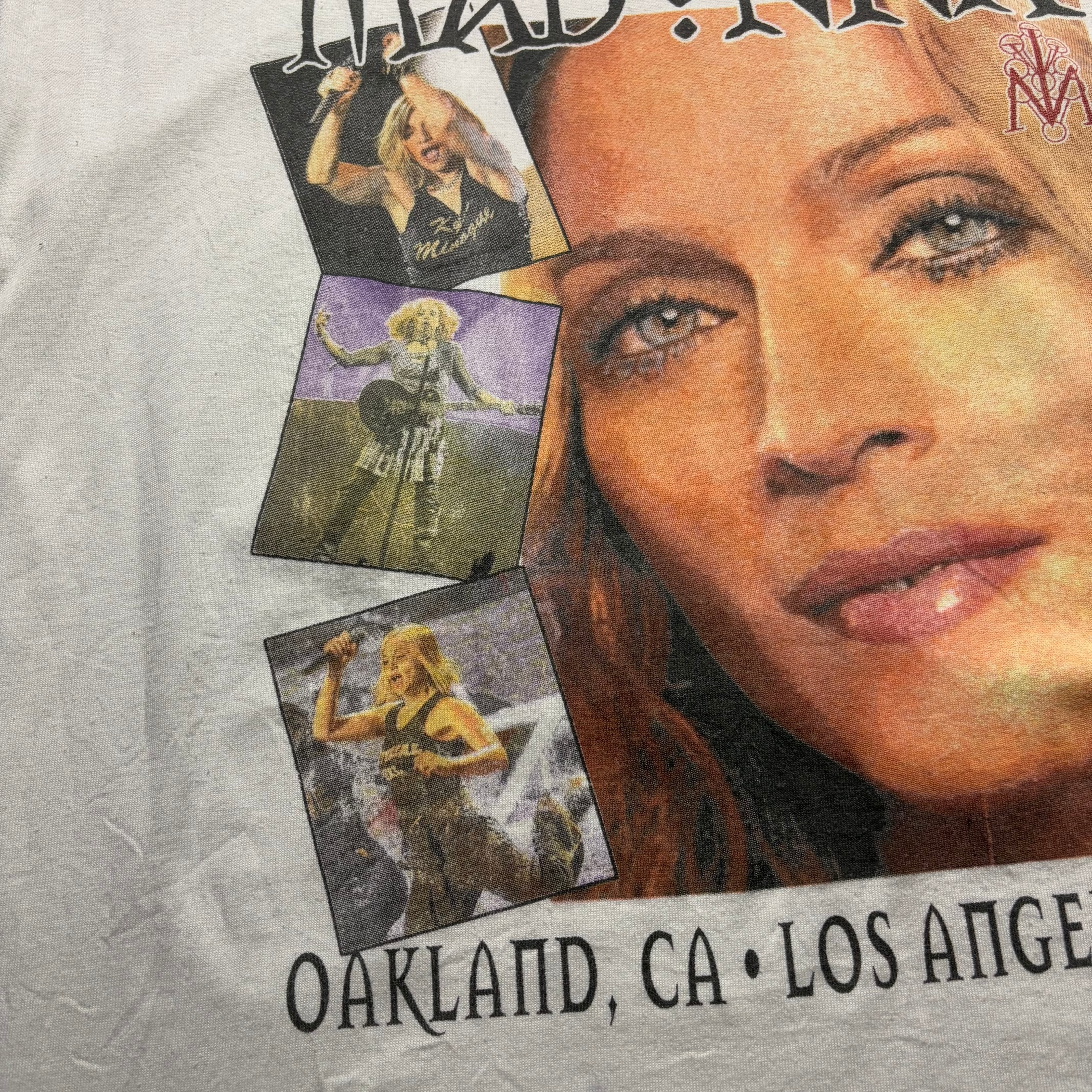 vintage 2001's MADONNA long sleeves music tee “DROWNED WORLD