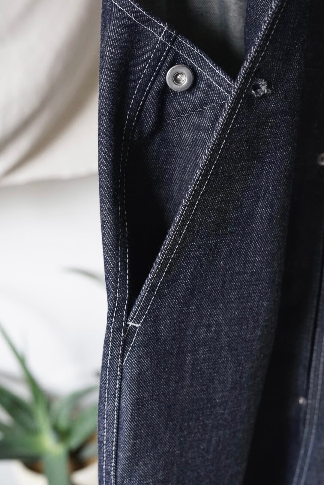 TUKI - 原田服飾研究所 - TYPE 2, LOOSE FIT SALOPETTES (INDIGO