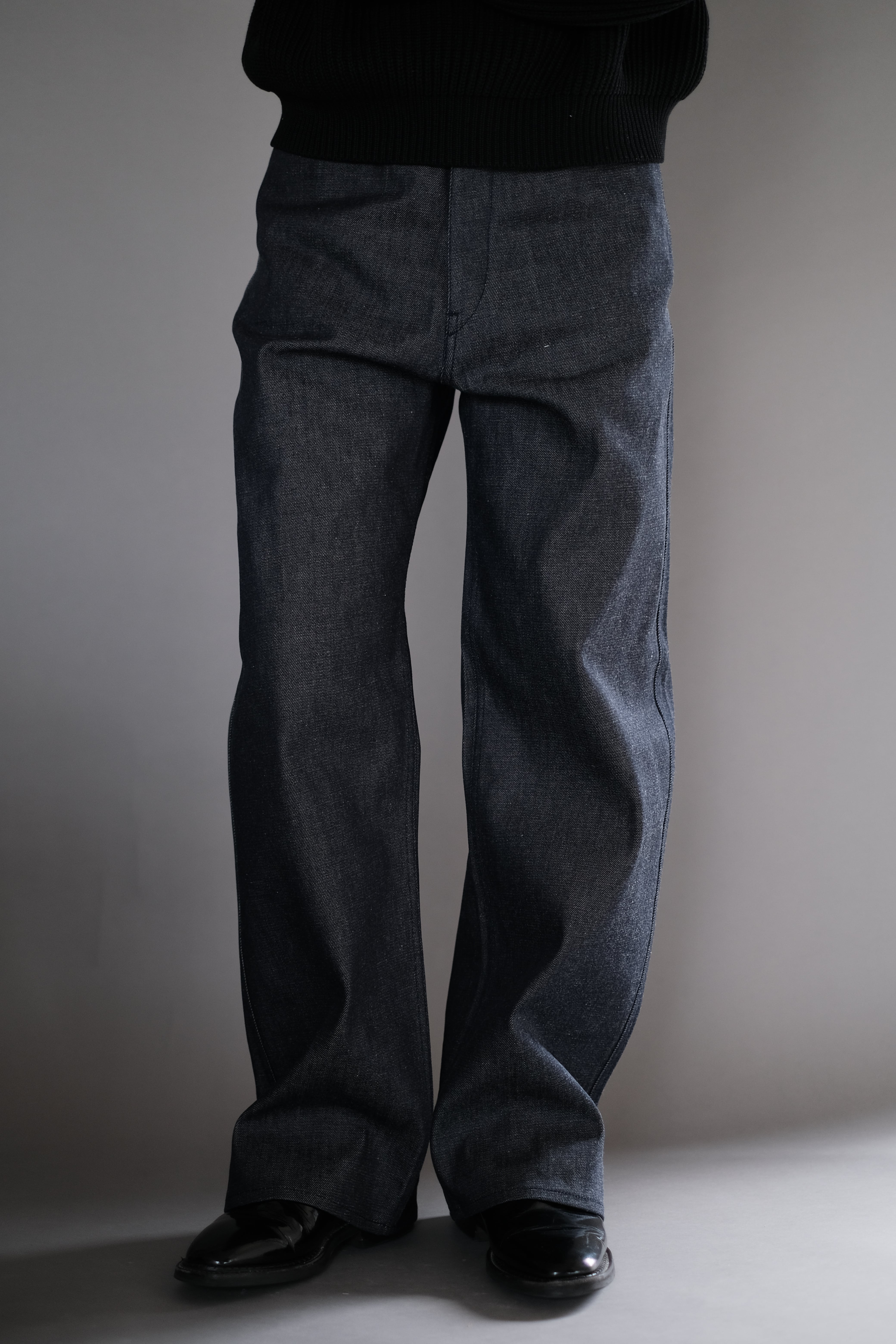 OMAR AFRIDI / 5PKT TROUSERS (RAW DENIM) | LIVING
