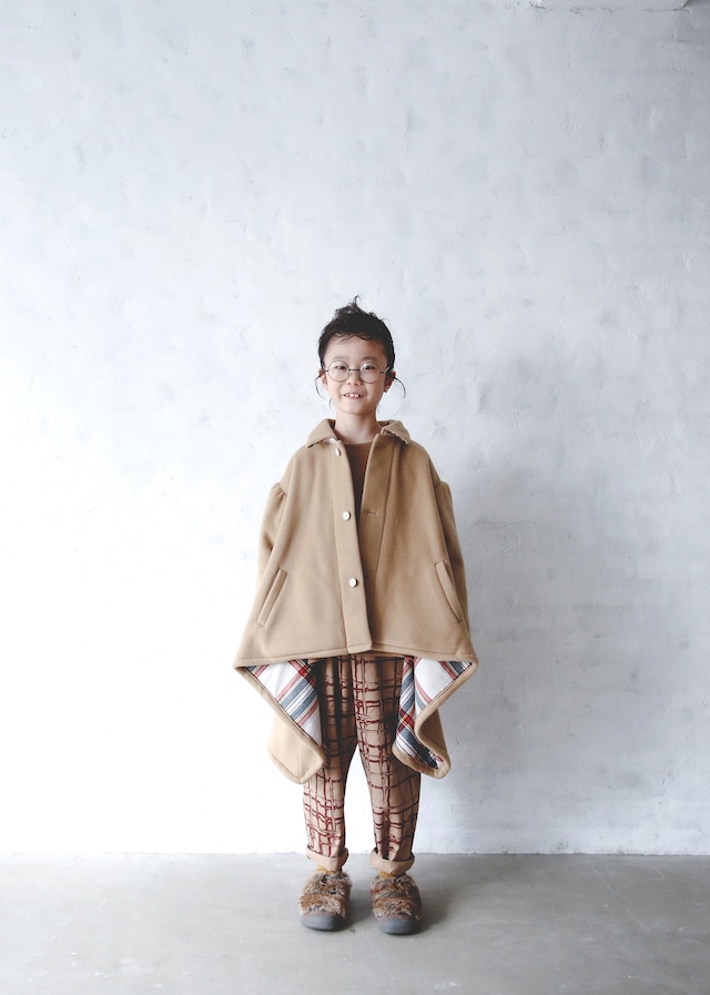 【23AW】ミチリコ(michirico) Back check coat ベージュ【M】コート