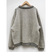 80s L.L.Bean "BIRDS EYE" WOOL KNIT MADE IN NORWAY Size XL