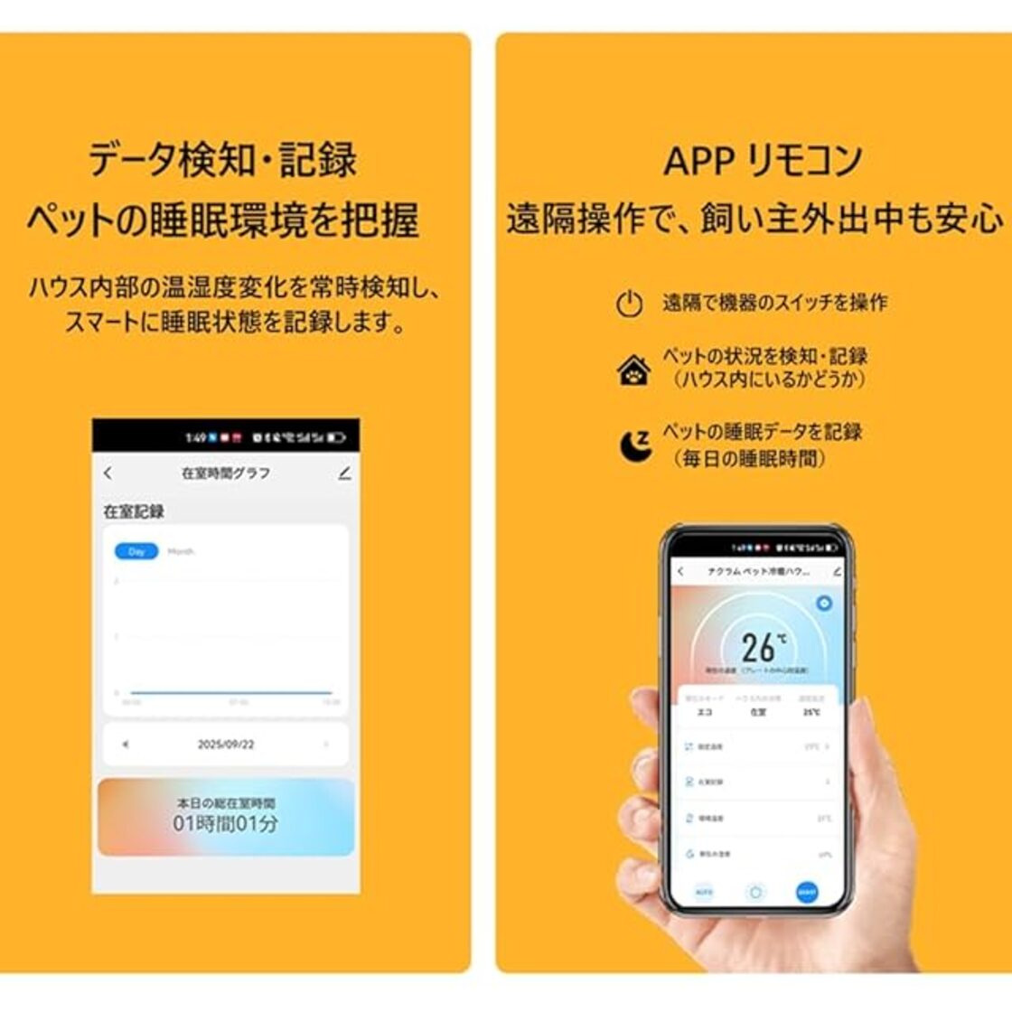 UEEYAC（ユーヤク） ペットハウス スマートペットハウス 冷暖房対応 15 
