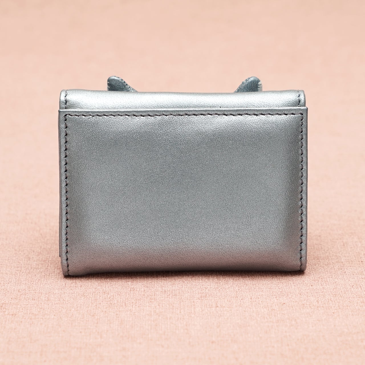 ねこミニ財布 silver cat/SILVER | tamaobazaaar ねこミニ財布 silver cat/SILVER | tamaobazaaar