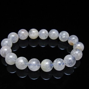 ホワイトガーデンファントムクォーツ ブレスレット 12mm 一点物 メール便可 [M便 1/10] 111-42492