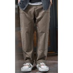 Wide Leg Work Pants with Thigh Pockets ◇H0191