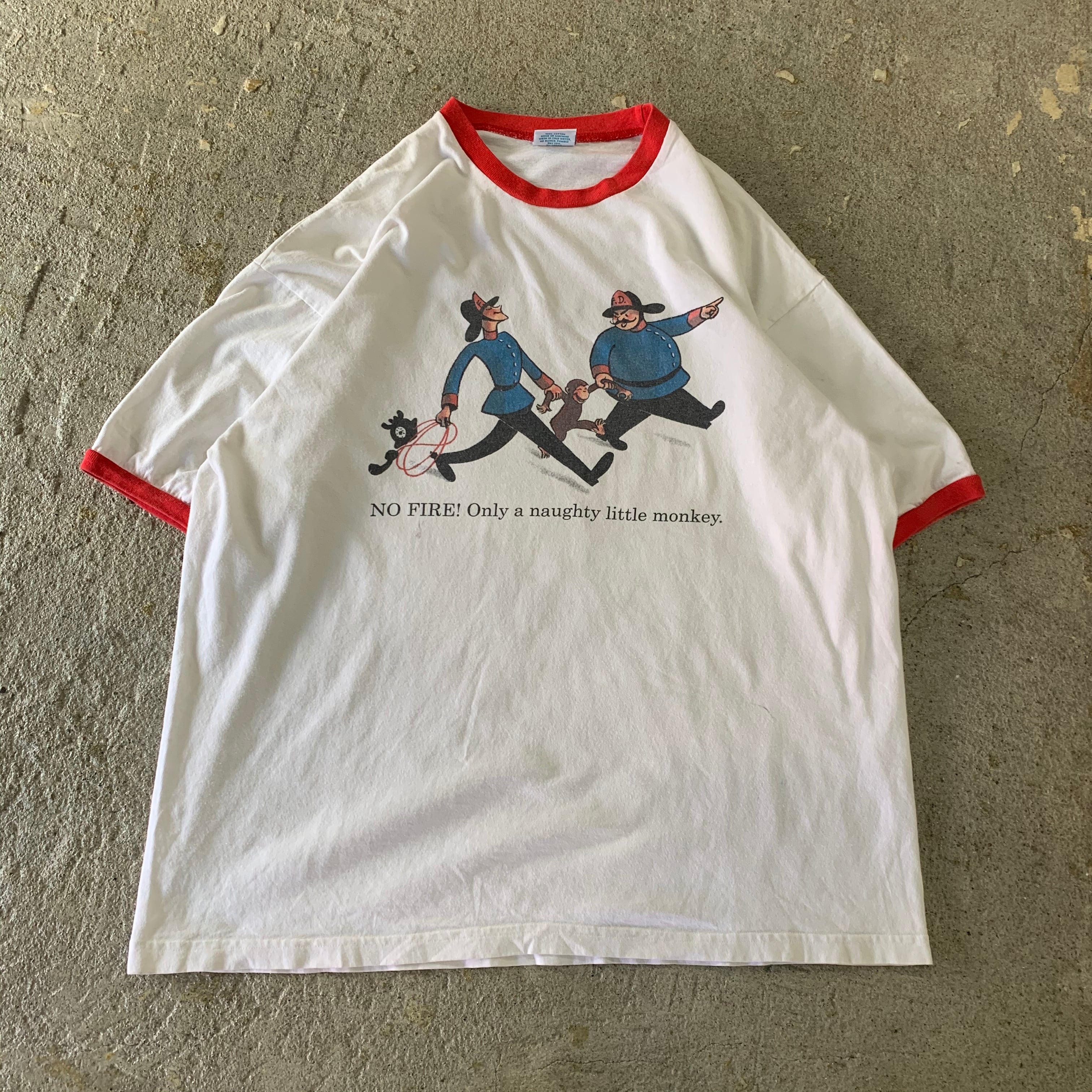 90s Curious George linger T-shirt | What