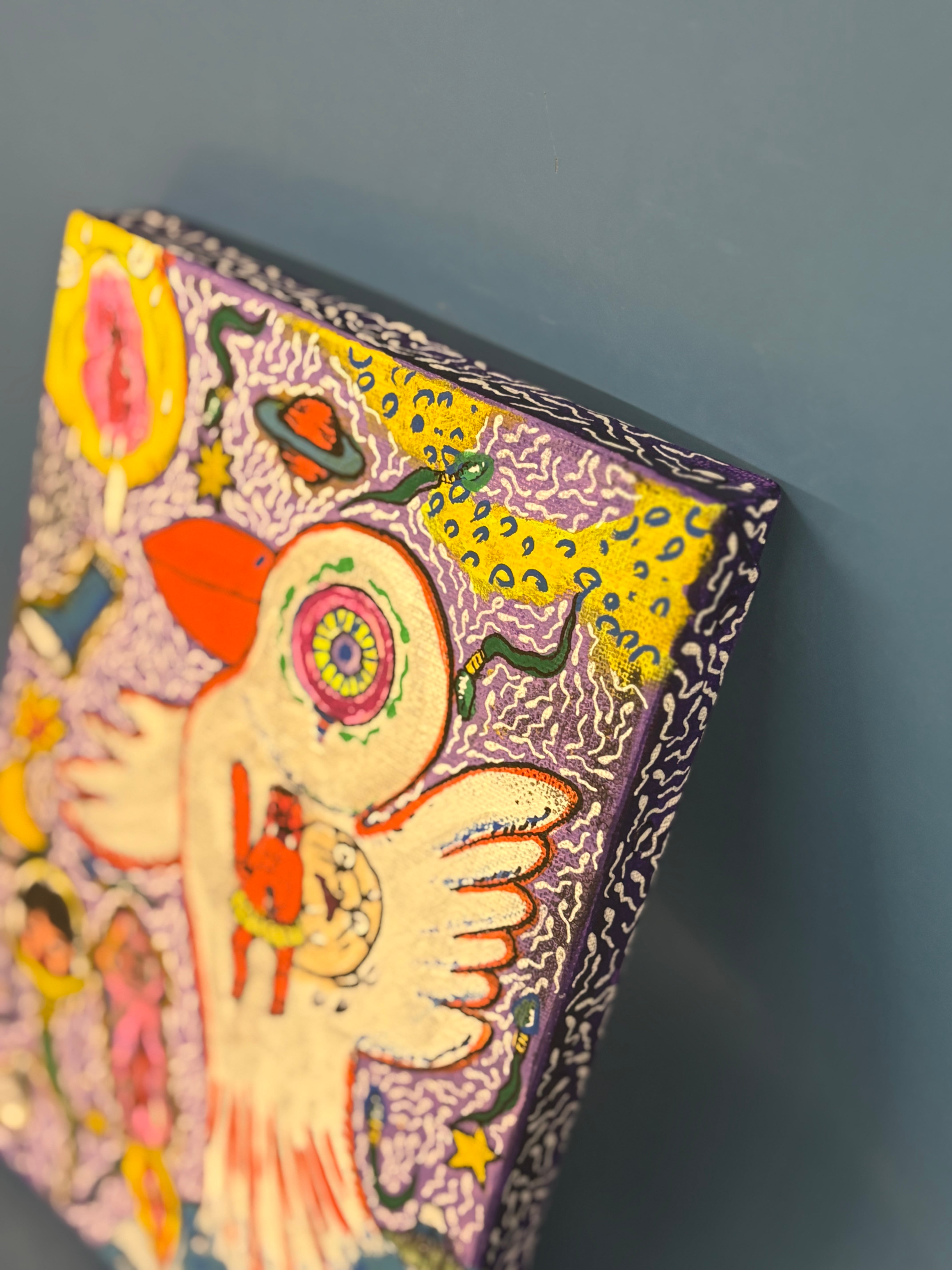 サムホール絵画】「宇宙に向かって」 | 根本敬小売店ーTakashi