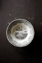 1860s Creil et Montereau Lebeuf Milliet et Cie 不可解ユートピア 謎のプレートc クレイユモントロー Rébus