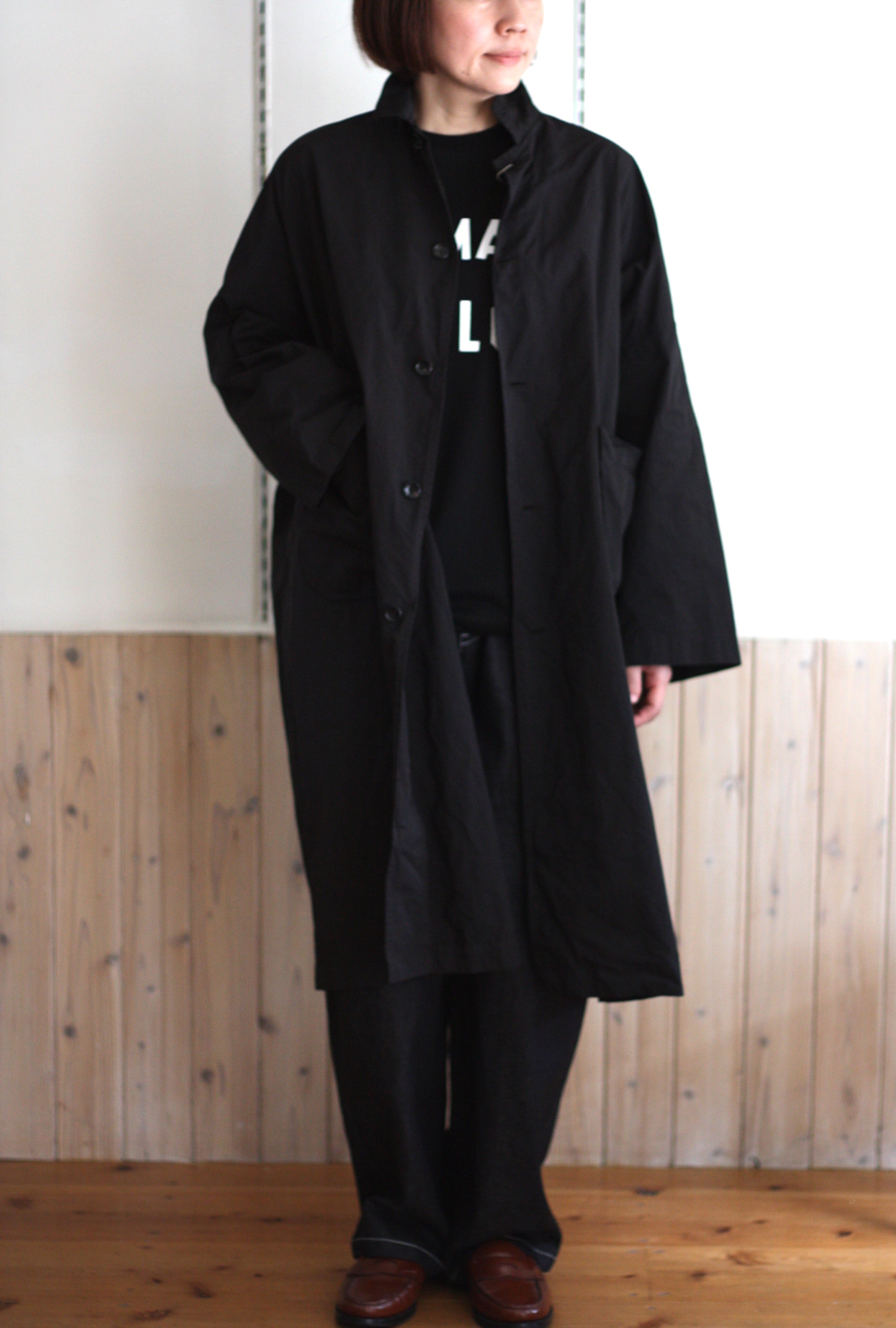 R&D.M.Co- オールドマンズテーラー ガーメントダイオープンカラー