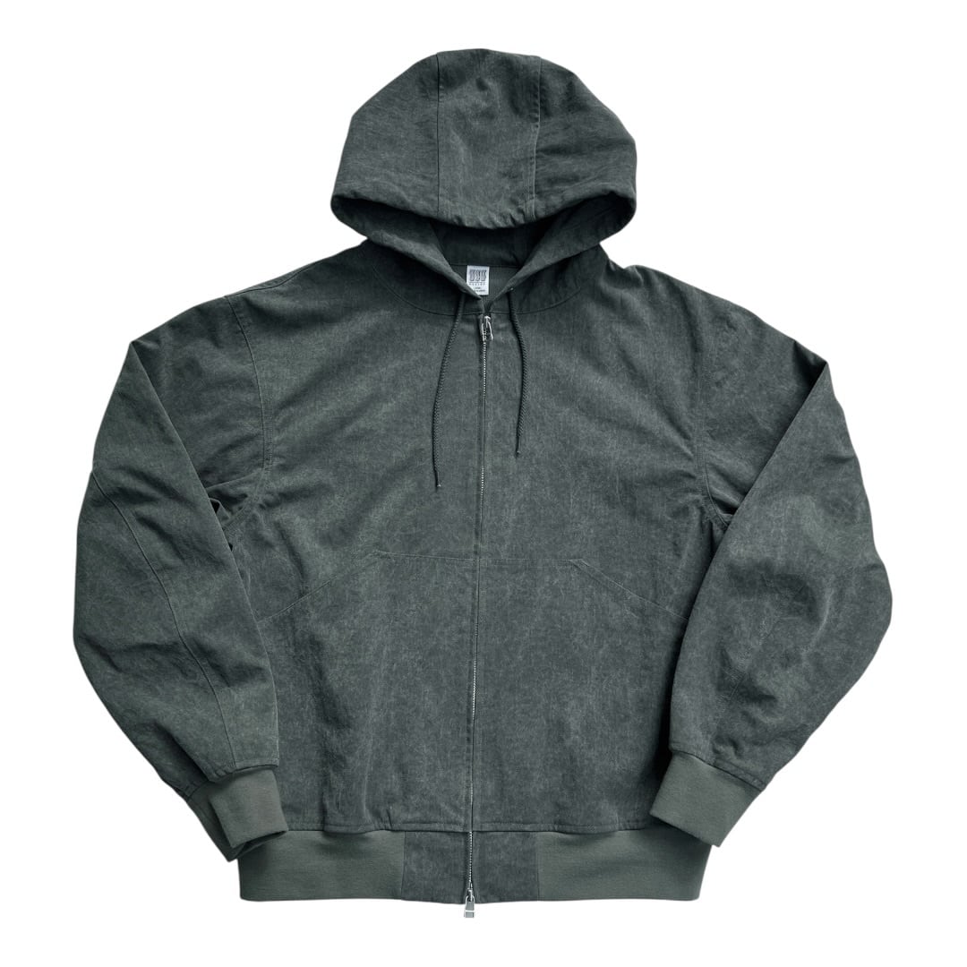 【COMFORTABLE REASON】Pigment Coating Hooded Jacket(OLIVE)〈国内送料無料〉