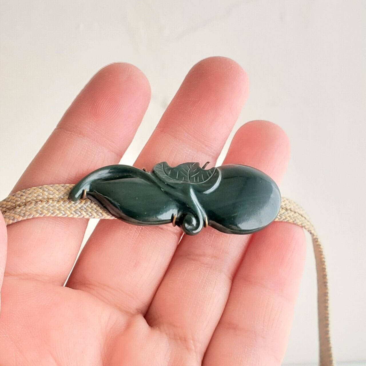 瓢箪 帯留め・帯締めセット 三部紐付き | アンティーク雑貨・家具・骨董品