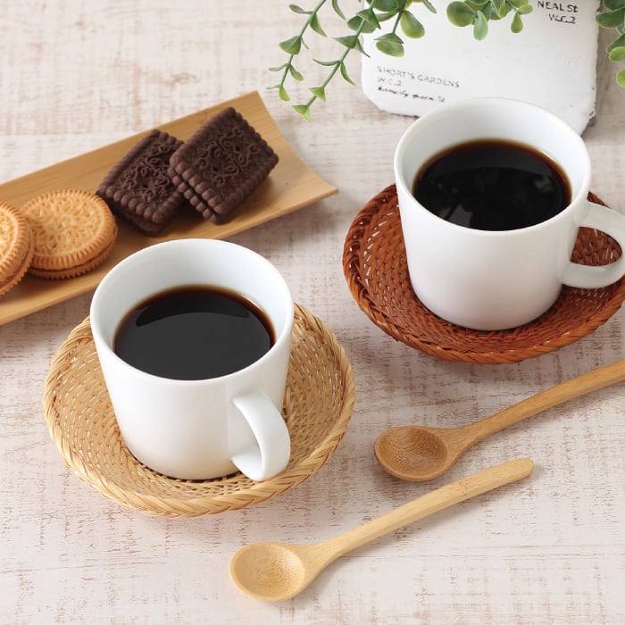 山吹茶托・白竹 【62-270】 | 雅竹オンラインショップ