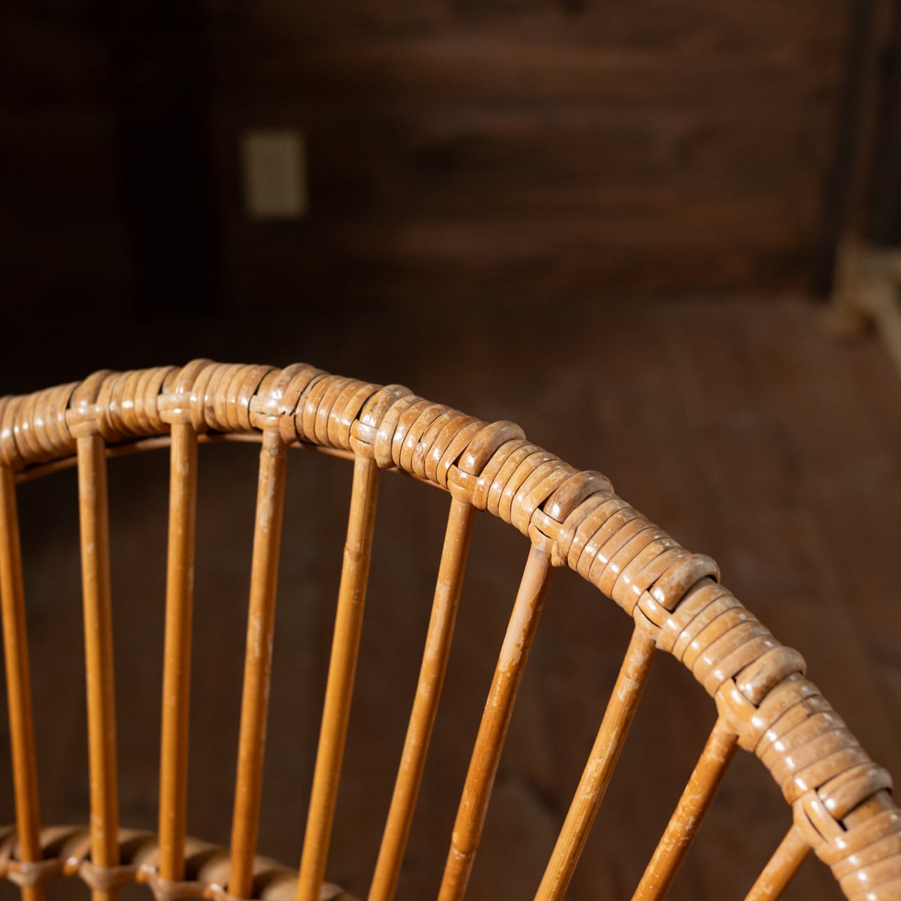 Rattan Chair / ラタン チェア〈椅子・ソファ・籐張り・店舗什器