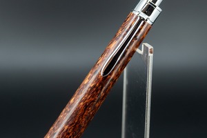 【東洋のローズウッド】 縞紫檀 朱雀杢 極上 silver BP