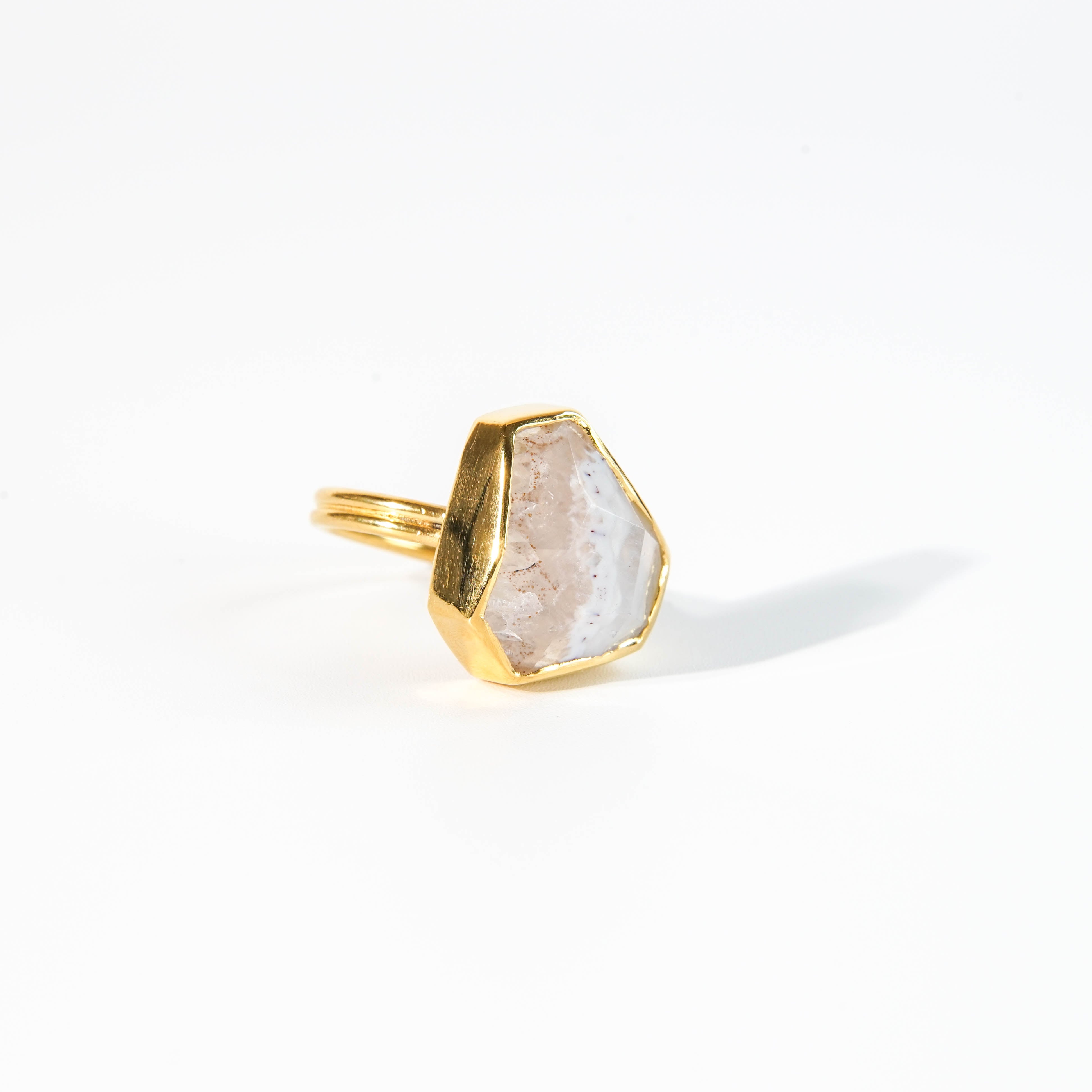 free size】アゲート リング（No.77) | YUEN jewelry
