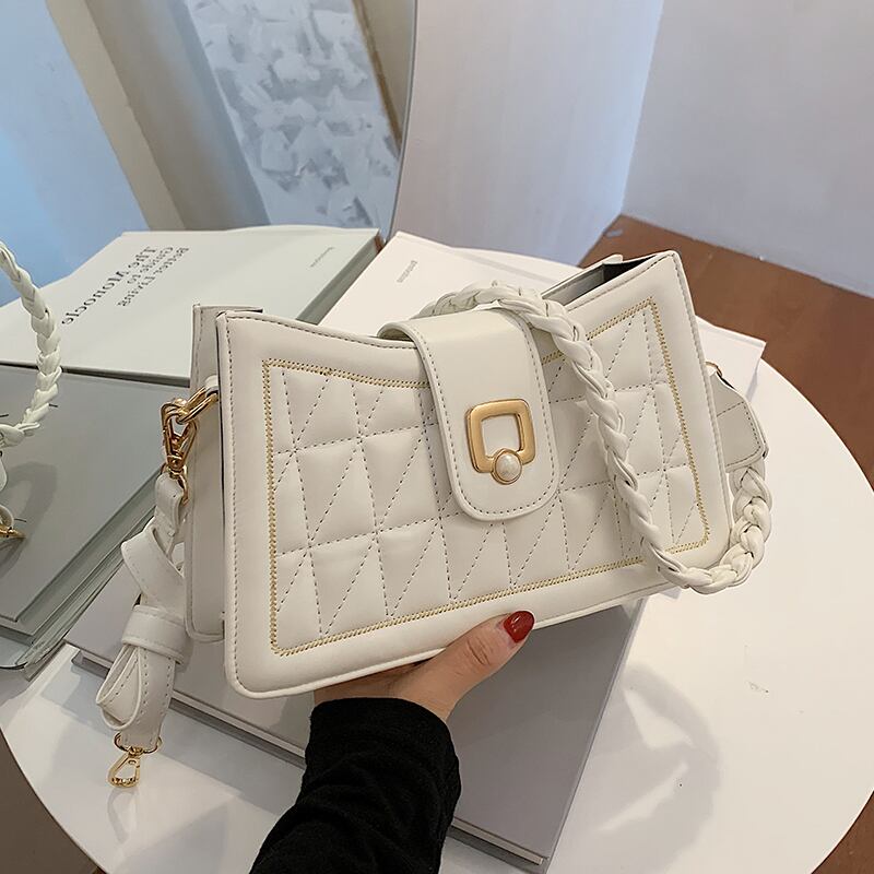 Shangxinスモールバッグメスバッグ2020新しいトレンディなファッションロンバス1ショルダー脇の下バッグネット赤のテクスチャすべて一致メッセンジャーバッグ Tiancai_Wing_Bag6071274