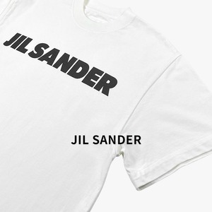JIL SANDER ジルサンダー 20SS 厚手 オーバーサイズ ロゴ 半袖 Tシャツ コットン JSPS07050 WS248708 ホワイト トップス / J&NREUSE レディース トップス