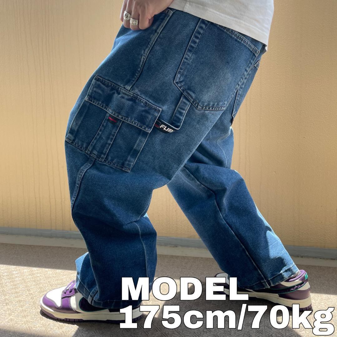 売切り特価 フブ FUBU ワイド カーゴ デニム W36 - 通販 - www